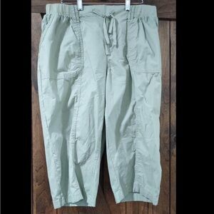 NWT Cato Pants Size 14 / 16 Capri Khaki Shorts 18” Inseam Tea Color C4181